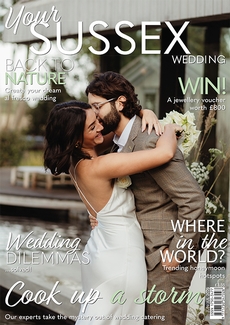 Cover of the June/July 2025 issue of Your Sussex Wedding magazine