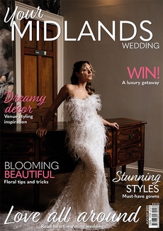 Cover of the August/September 2025 issue of Your Midlands Wedding magazine