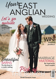 Cover of the June/July 2025 issue of Your East Anglian Wedding magazine