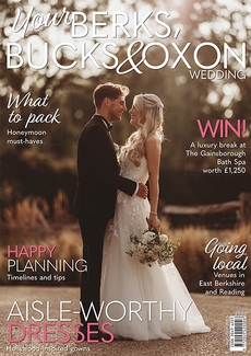 Cover of the August/September 2025 issue of Your Berks, Bucks & Oxon Wedding magazine