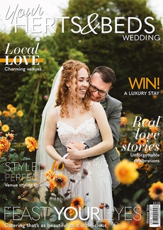 Cover of the February/March 2026 issue of Your Herts & Beds Wedding magazine