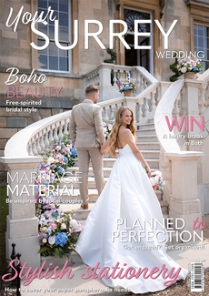 Cover of the August/September 2025 issue of Your Surrey Wedding magazine