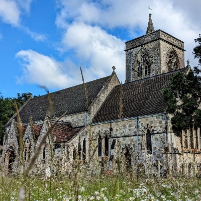 St John's Place, near Salisbury, boasts a unique atmosphere and stunning backdrop