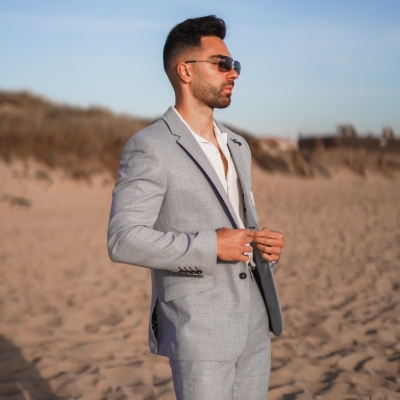 Warm weather, cool looks: Spring/Summer wedding suit styling