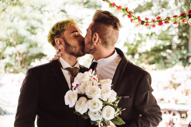 Couple kissing