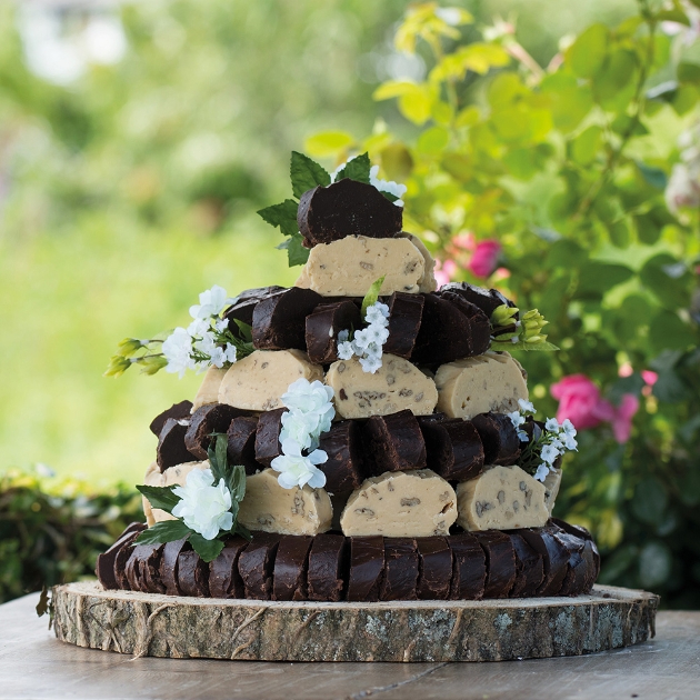 Fudge Kitchen's fudge wedding cake/tower