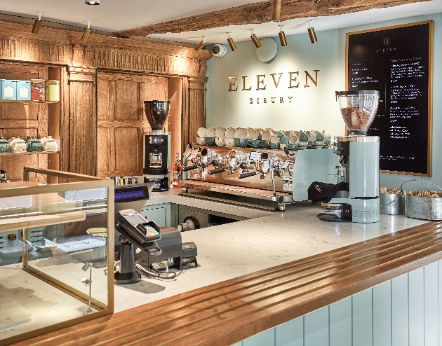 coffee counter at Elven Bibury