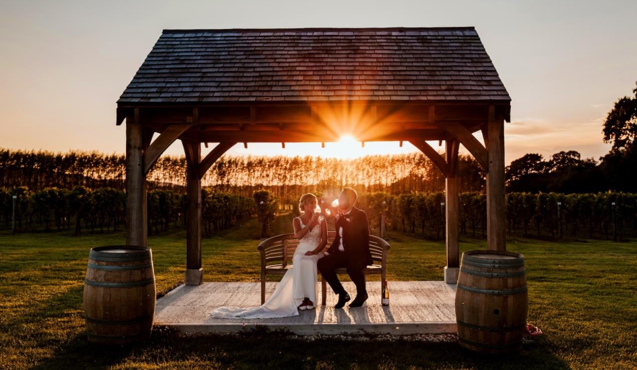Newlyweds Maddy and Mark Ashley of Bristol, who married at Aldwick Estate last year.