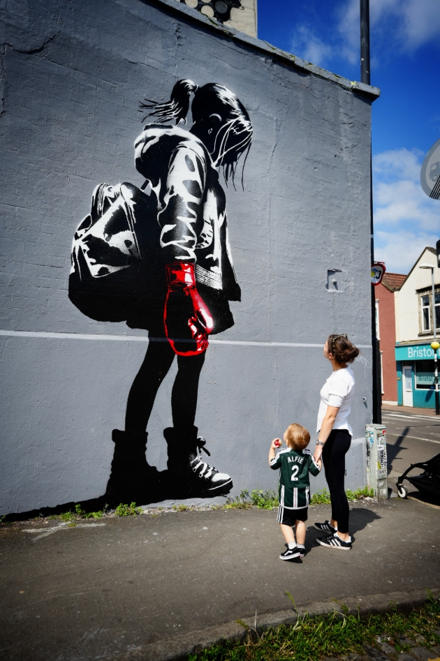 CREDIT - Artwork by Goin for Upfest, North Street, Bristol